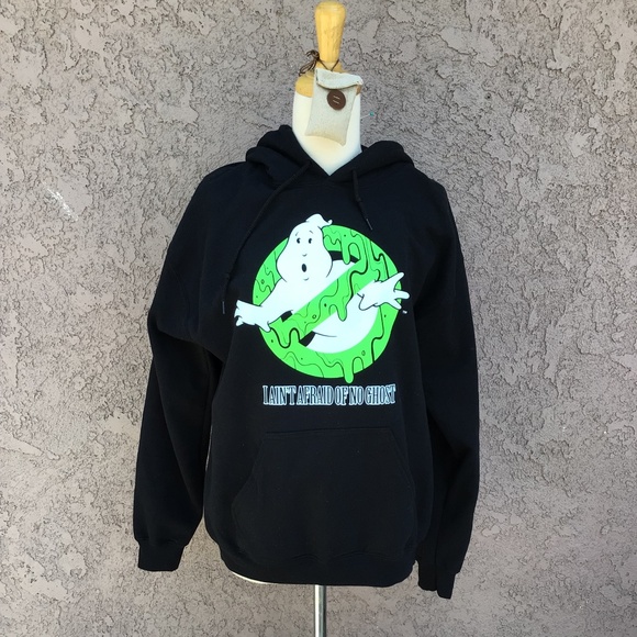 Men’s Ghostbusters Slime Logo Hoodie - Picture 1 of 7